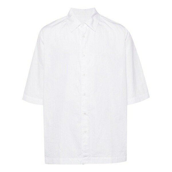 ケイシーケイシー メンズ シャツ トップス Short-sleeve cotton shirt White|asty