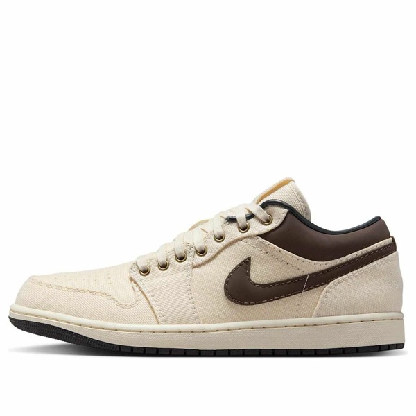 Jordan ジョーダン メンズ スニーカー 【Air Jordan 1 Low Premium \u0027Pale Ivory Off Noir Baroque Brown\u0027 IB8058-110】  大きさ US_M_14