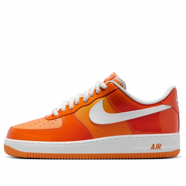 Nike ナイキ メンズ スニーカー エアフォース 【Nike Air Force 1 07 LV8 Orange White Patent HV9405-800】  サイズ US_10(28.0cm)