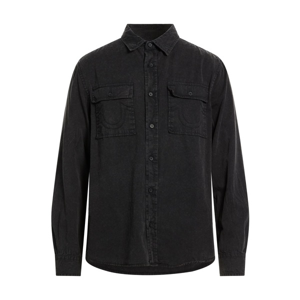 【送料無料】 トゥルーレリジョン メンズ シャツ トップス Denim shirts Black