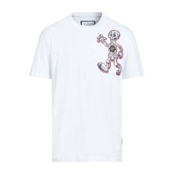 【送料無料】 フィリッププレイン メンズ Tシャツ トップス T-shirts White｜asty