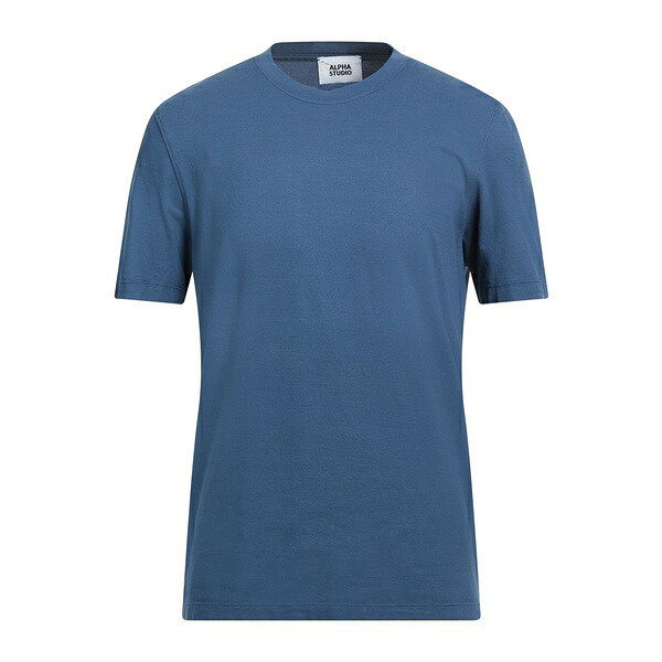 【送料無料】 アルファス テューディオ メンズ Tシャツ トップス T-shirts Blue
