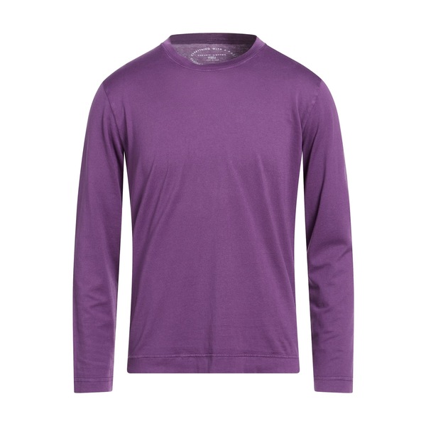 【送料無料】 フェデーリ メンズ Tシャツ トップス T-shirts Purple