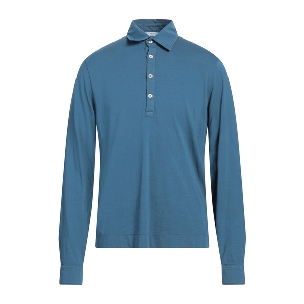 【送料無料】 ボリオリ メンズ Tシャツ トップス Polo shirts Azure