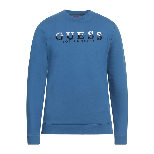 【送料無料】 ゲス メンズ パーカー・スウェットシャツ アウター Sweatshirts Azure