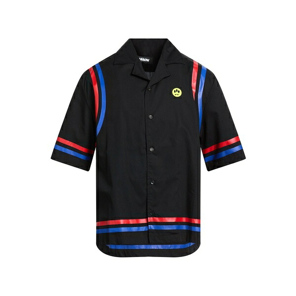 【送料無料】 バロウ メンズ シャツ トップス Shirts Black