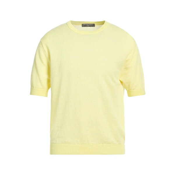 【貨物輸送無料】 ダニエル フィエゾリ メンズ 編み物\u0026プルオーバー アウター Sweaters Yellow