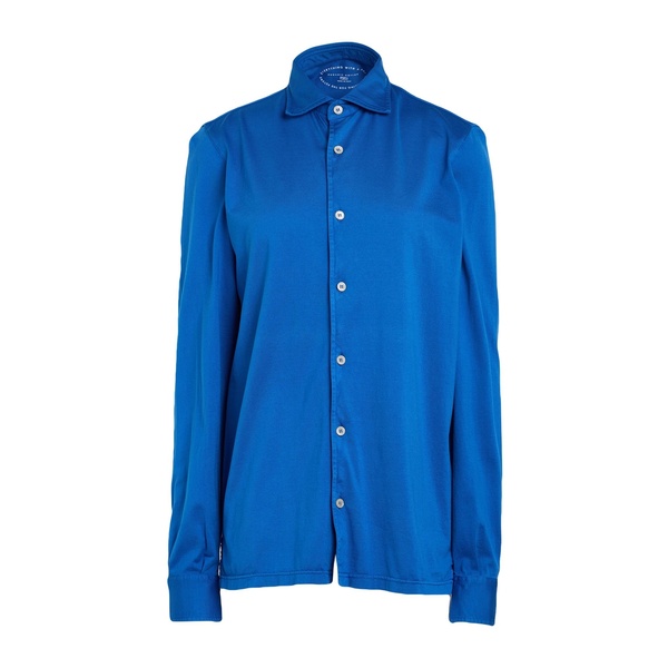 【送料無料】 フェデーリ メンズ シャツ トップス Shirts Blue
