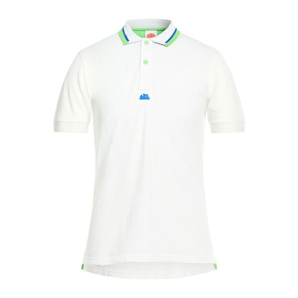 【貨物輸送無料】 サンデッキ メンズ プルオーバー トップス Polo shirts White