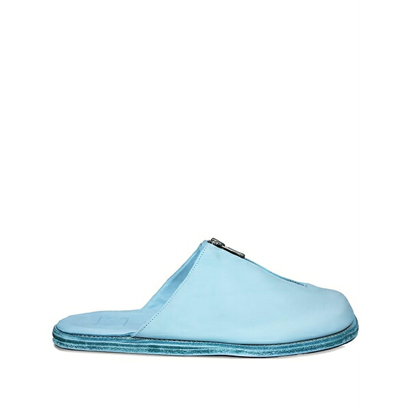 グイディ メンズ サンダル シューズ Zip-detail leather mules Blue