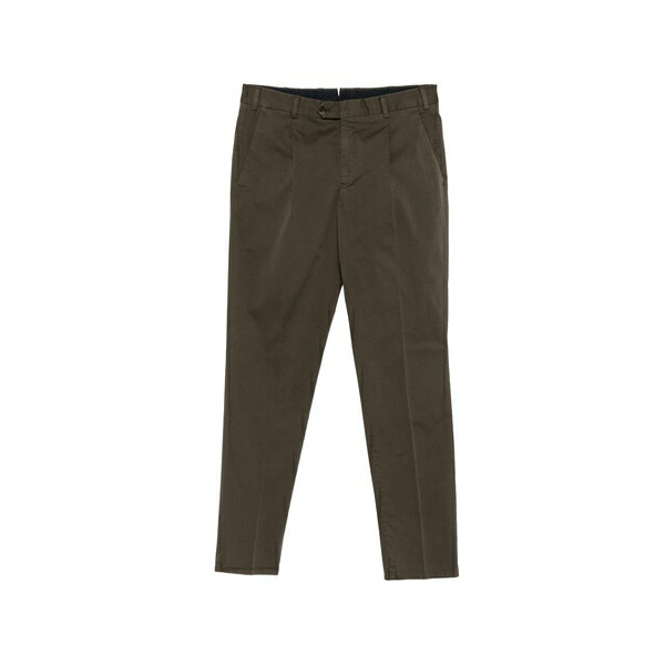 PTトリノ メンズ カジュアルパンツ ボトムス Tapered-leg trousers Brown|asty