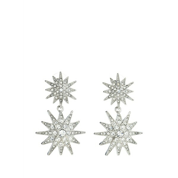 ケネスジェイレーン レディース ピアス＆イヤリング アクセサリー Starburst drop earrings Silver｜asty