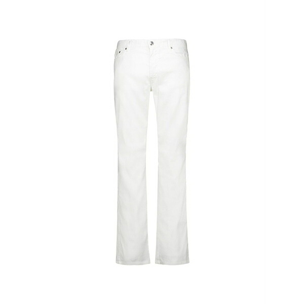 １２０％リノ メンズ ジーンズズボン下 ボトムス Slim-fit trousers White