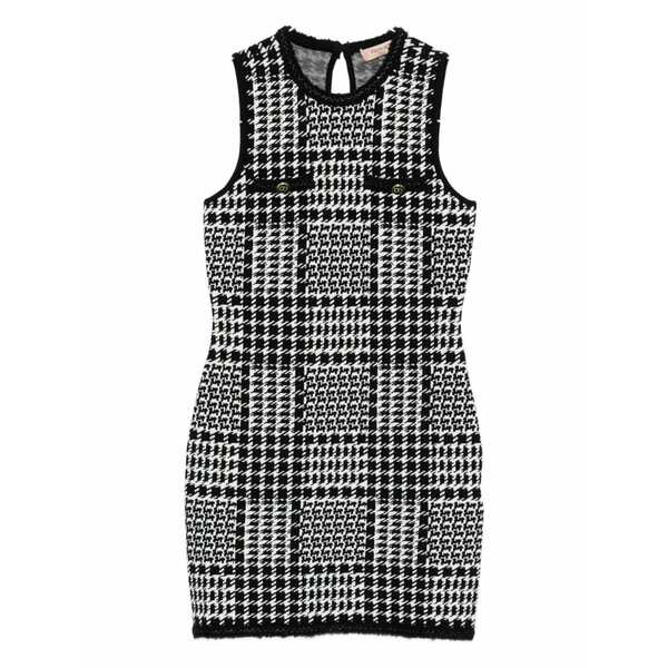 ツイン仕掛ける レディース 衣装 トップス Checked mini dress Black レディースファッション-スーツ・セットアップ-ワンピーススーツ