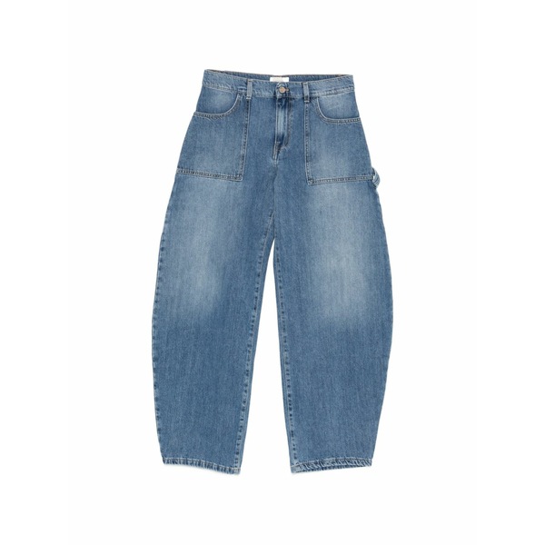ヴィコロ レディース ジーンズズボン下 ボトムス Denise wide-leg tapered jeans Blue