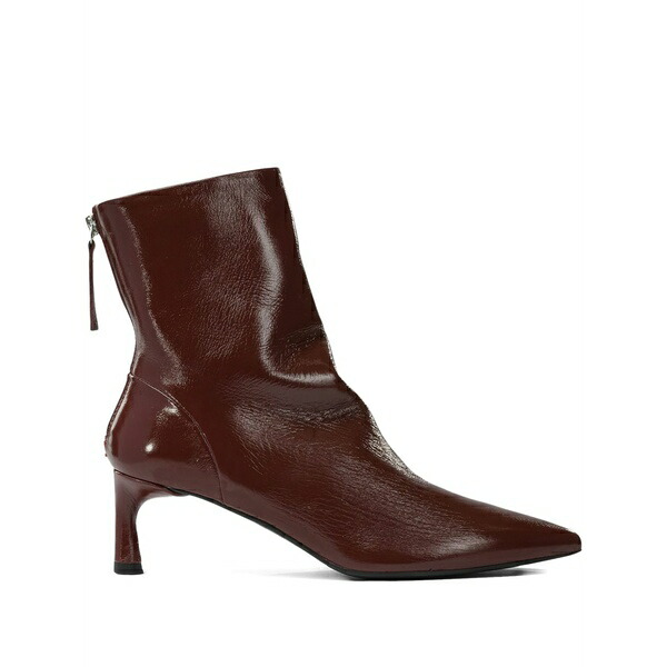 ハルマネラ レディース ブーツ シューズ Pointed-toe ankle boots Brown