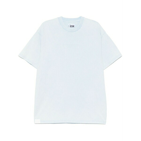 イズエ メンズ Tシャツ トップス Logo-print t-shirt Blue｜asty 9,571円