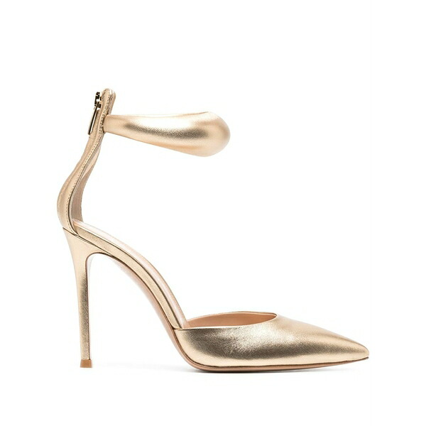 ジャンヴィト ロッシ レディース パンプス シューズ Bijoux 105mm padded-strap pumps Neutrals｜asty