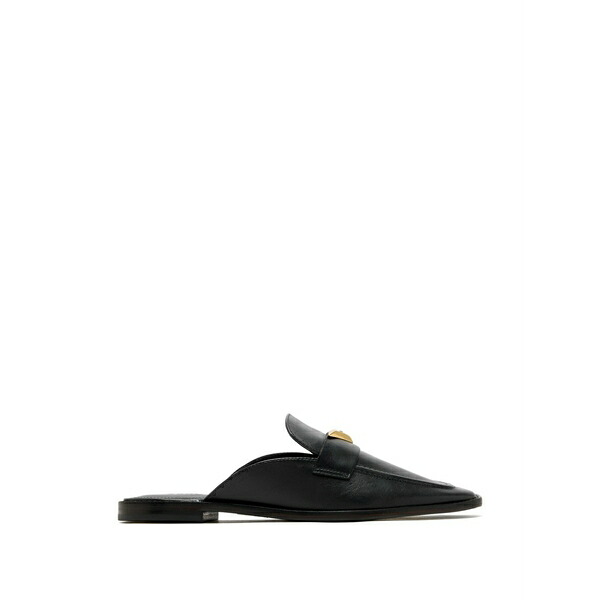 シュッツ レディース スリッポン・ローファー シューズ Triangular-plaque loafers Black