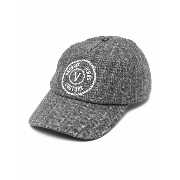 ベルサーチ メンズ 帽子 アクセサリー Logo-print cap Grey｜asty 19,110円