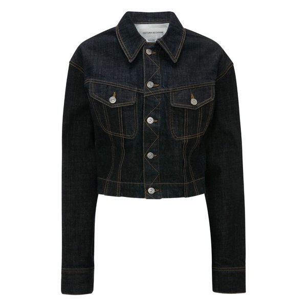 ヴィクトリア ベッカム レディース 上衣＆上衣 アウター Button-fastening denim jacket Blue