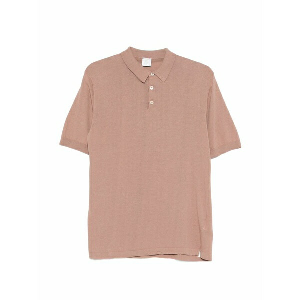 イレブンティ メンズ スポーツシャツ トップス Short-sleeves polo shirt Pink