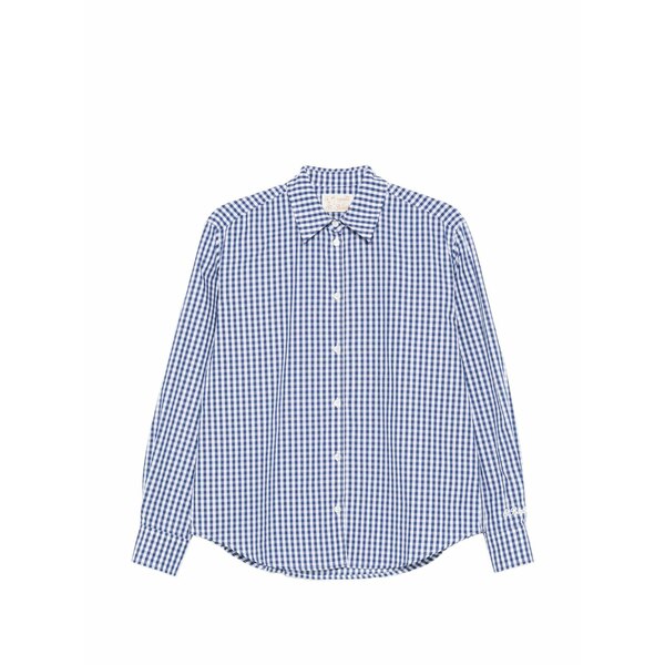 エムシーツーセイントバース レディース プルオーバー トップス Meredith gingham shirt Blue