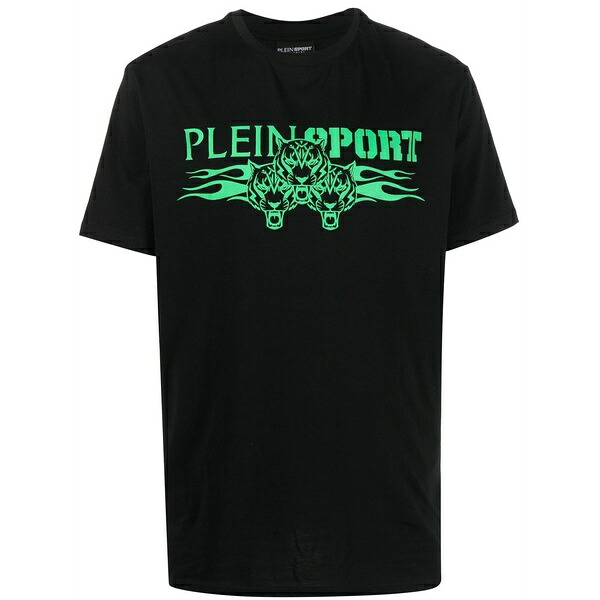 プレインスポーツ メンズ Tシャツ トップス Crew neck logo-print t-shirt Black｜asty 22,960円