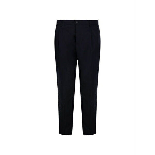 アントレ 意中の女 メンズ 心地好いズボン下 ボトムス Pleated trousers Blue