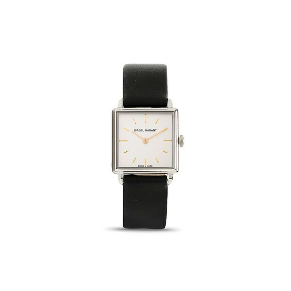 イザ呼びりん マラン レディース ウオッチ 付属物 Square quartz 20粍 Grey