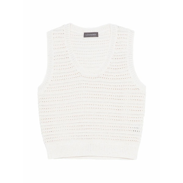 ロレーナアントニアッツィ レディース 編み物\u0026ティーシャツ アウター Open knit top Neutrals