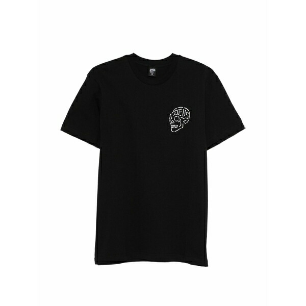 デウス エクス マキナ メンズ Tシャツ トップス Venice skull-graphic t-shirt Black｜asty