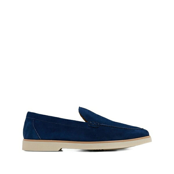 マグナーニ メンズ スリッポン・ローファー シューズ Suede loafers Blue