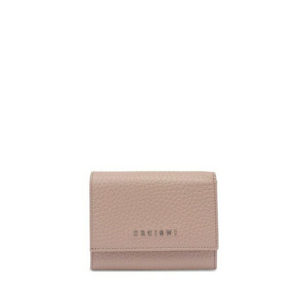 オルチアーニ レディース 紙入れ 付属品 Logo-lettering wallet Neutrals
