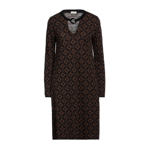 【送料無料】 シユ レディース ワンピース トップス Mini dresses Brown