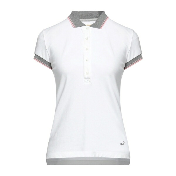 【送料無料】 ヤコブ コーエン レディース Tシャツ トップス Polo shirts White