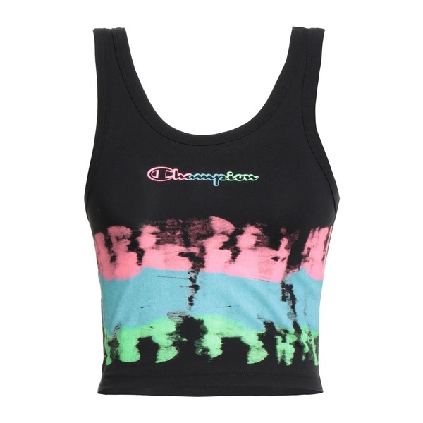 【送料無料】 チャンピオン レディース Tシャツ トップス Tops Black