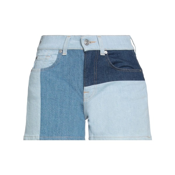 【送料無料】 7フォーオールマンカインド レディース デニムパンツ ボトムス Denim shorts Blue