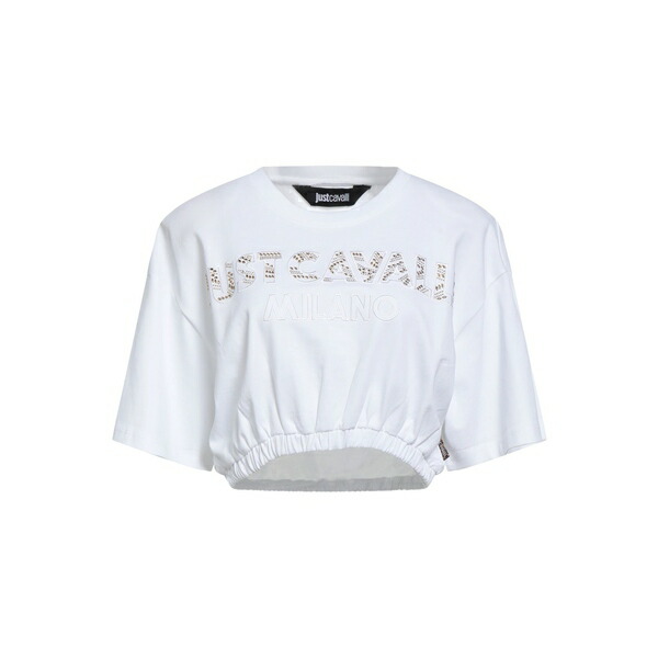 【送料無料】 ロベルトカヴァリ レディース Tシャツ トップス T-shirts White