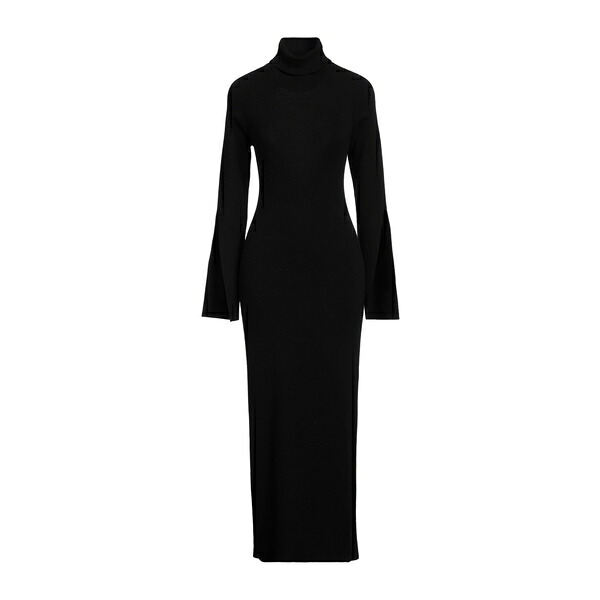 【送料無料】 エーケプ レディース ワンピース トップス Midi dresses Black