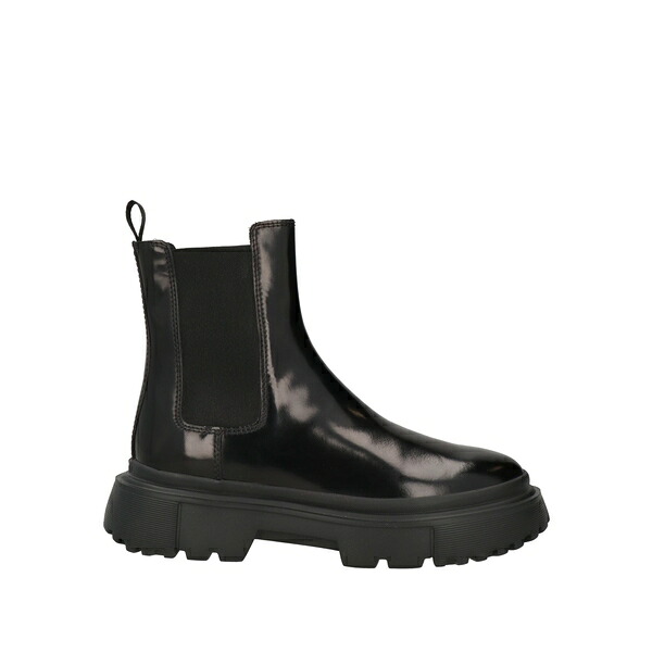 【送料無料】 ホーガン レディース ブーツ シューズ Ankle boots Black｜asty 71,940円