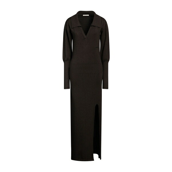 【送料無料】 ヒノミネイト レディース ワンピース トップス Maxi dresses Brown｜asty