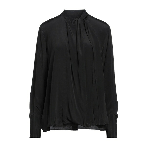 【送料無料】 エムエスジイエム レディース Tシャツ トップス Tops Black｜asty