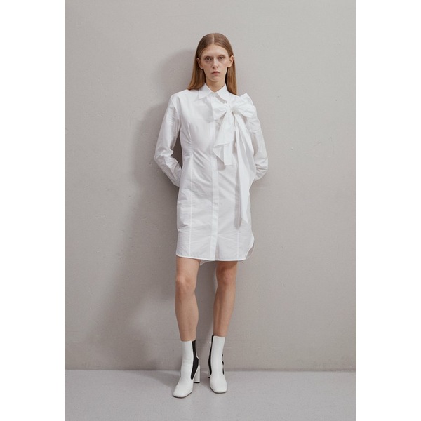 ヴィクトリア ベッカム レディース ワンピース トップス WRAP SHIRT DRESS Shirt Dress White スーツ・セットアップ | ispd-haiti.org