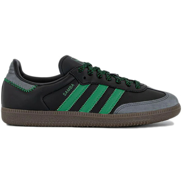 adidas アディダス レディース スニーカー 【adidas Samba OG Black Green (Women's)】 サイズ US_8(25.0cm) Core Black/Green/Grey Six