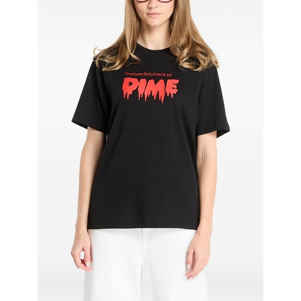 ダイム メンズ Tシャツ トップス Print t-shirt Black|asty