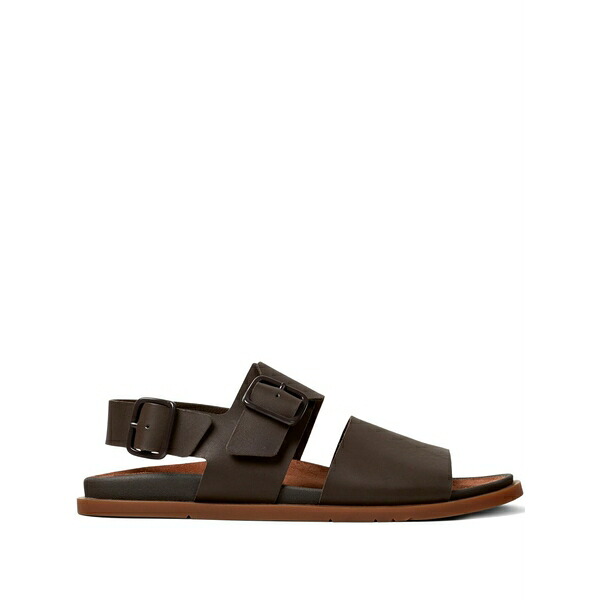 カンペール メンズ サンダル シューズ Lluc buckled-strap sandals Brown