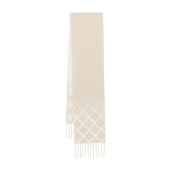 イレブンティ メンズ えり巻き・袈裟・えり巻き 付属物 Chequered fringed scarf Neutrals