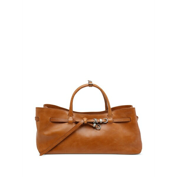 マージ シャーウッド レディース トートバッグ バッグ Carabiner-closure removable-strap tote bag Brown｜asty