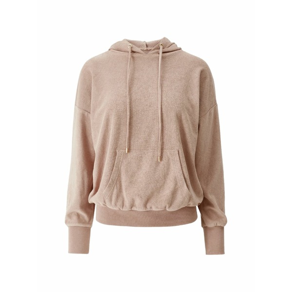 メリッサ オダバッシュ レディース パーカー・スウェットシャツ アウター Nora drawstring hoodie Neutrals